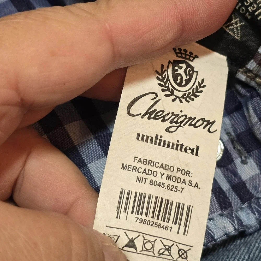 Chevignon 57 Mens‎ Jeans 34 Vintage Fade Western Vibe Thick Denim